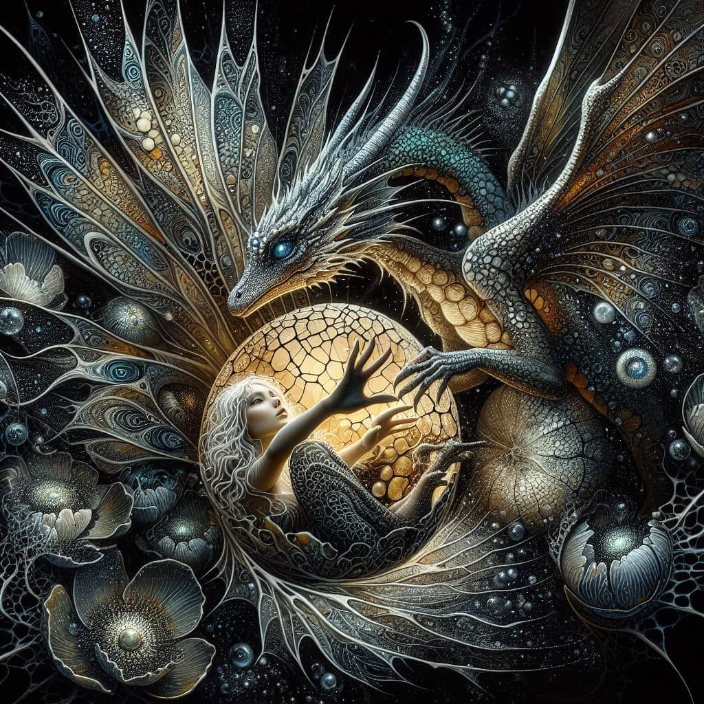 Dragon Is Holding Her In An Egg Shell!!!