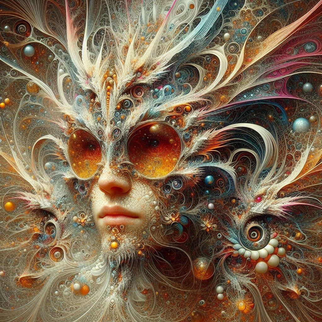 An Eccentric Youth In Goggles....