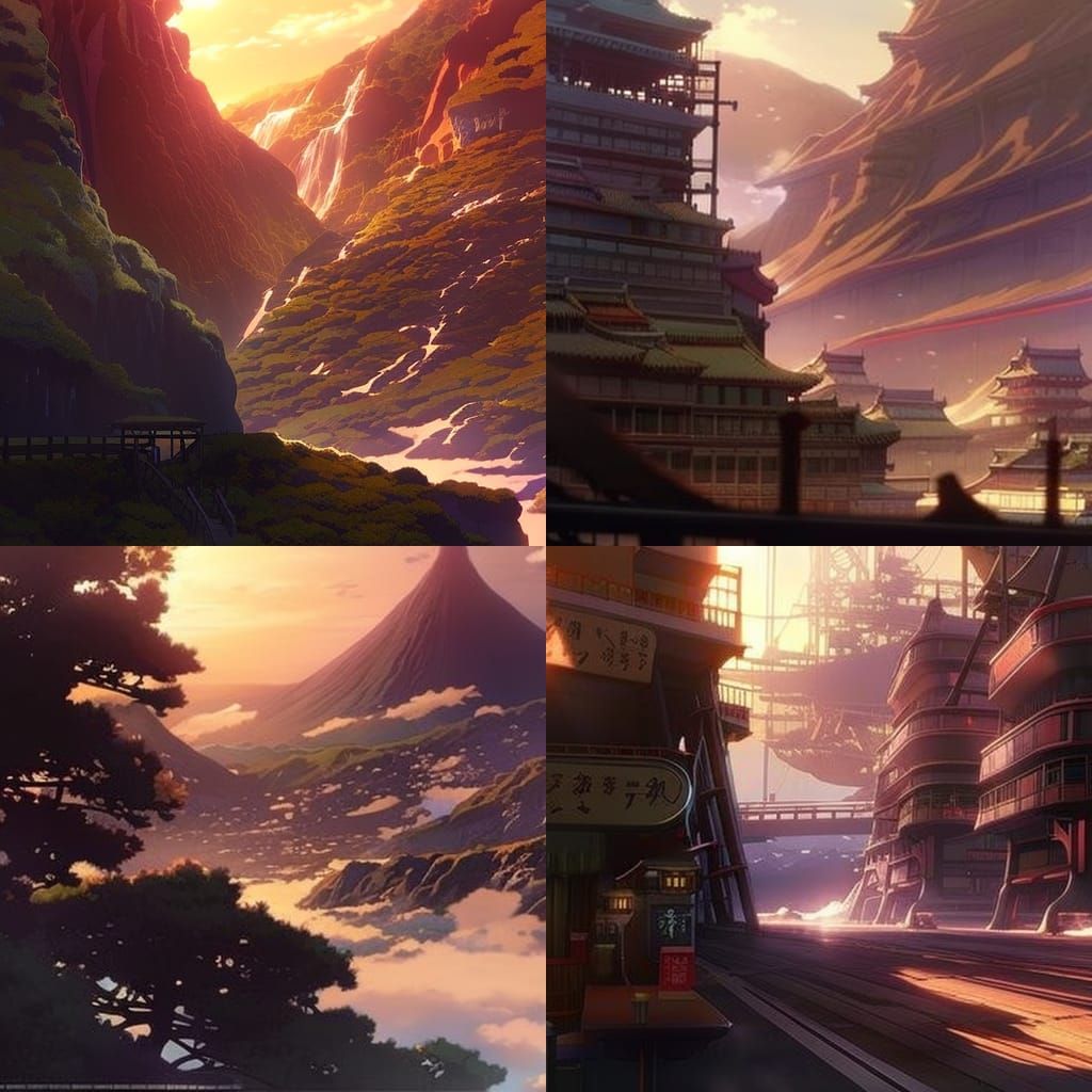 Yakuza in the Theater of Hate detailed matte painting, deep ...