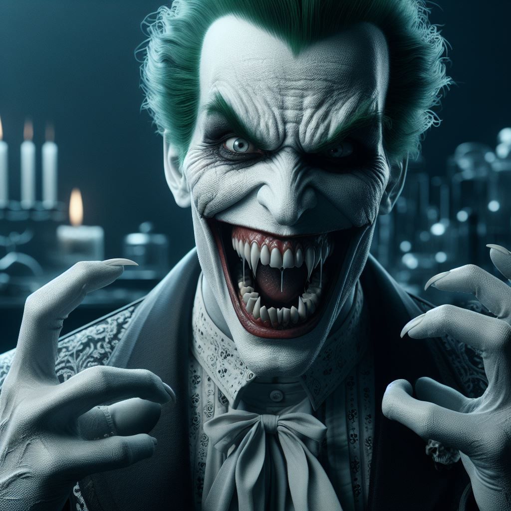 Joker as a vampire.... it would be pure chaos