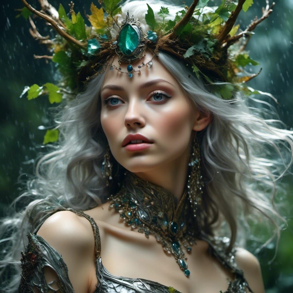 Epic <lora:Wild Thing:1.0> fantasy queen,  clean lines,  sharp focus