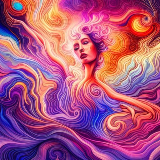 Feminine Whimsy - AI Generated Artwork - NightCafe Creator