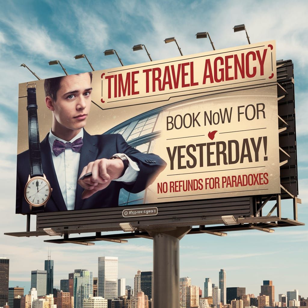 Book Now for Yesterday!  by @ais