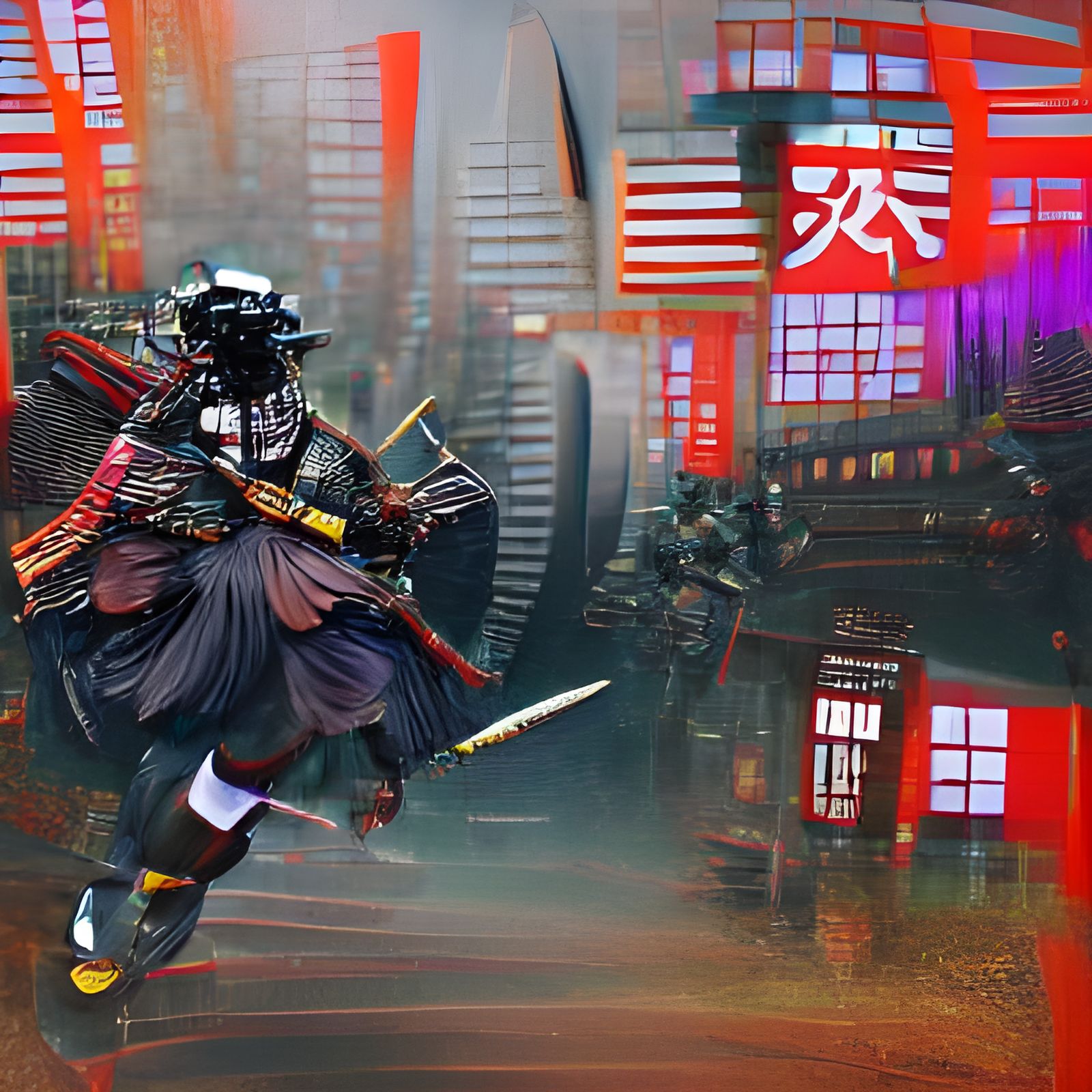 Samurai Yasuke dystopian