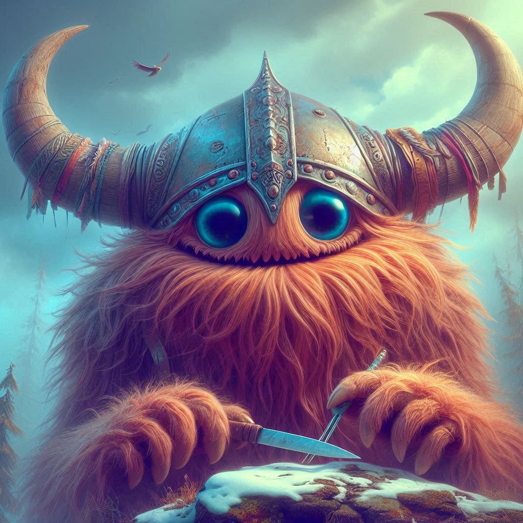 adorable fairy-tale fantasy creature portrait..