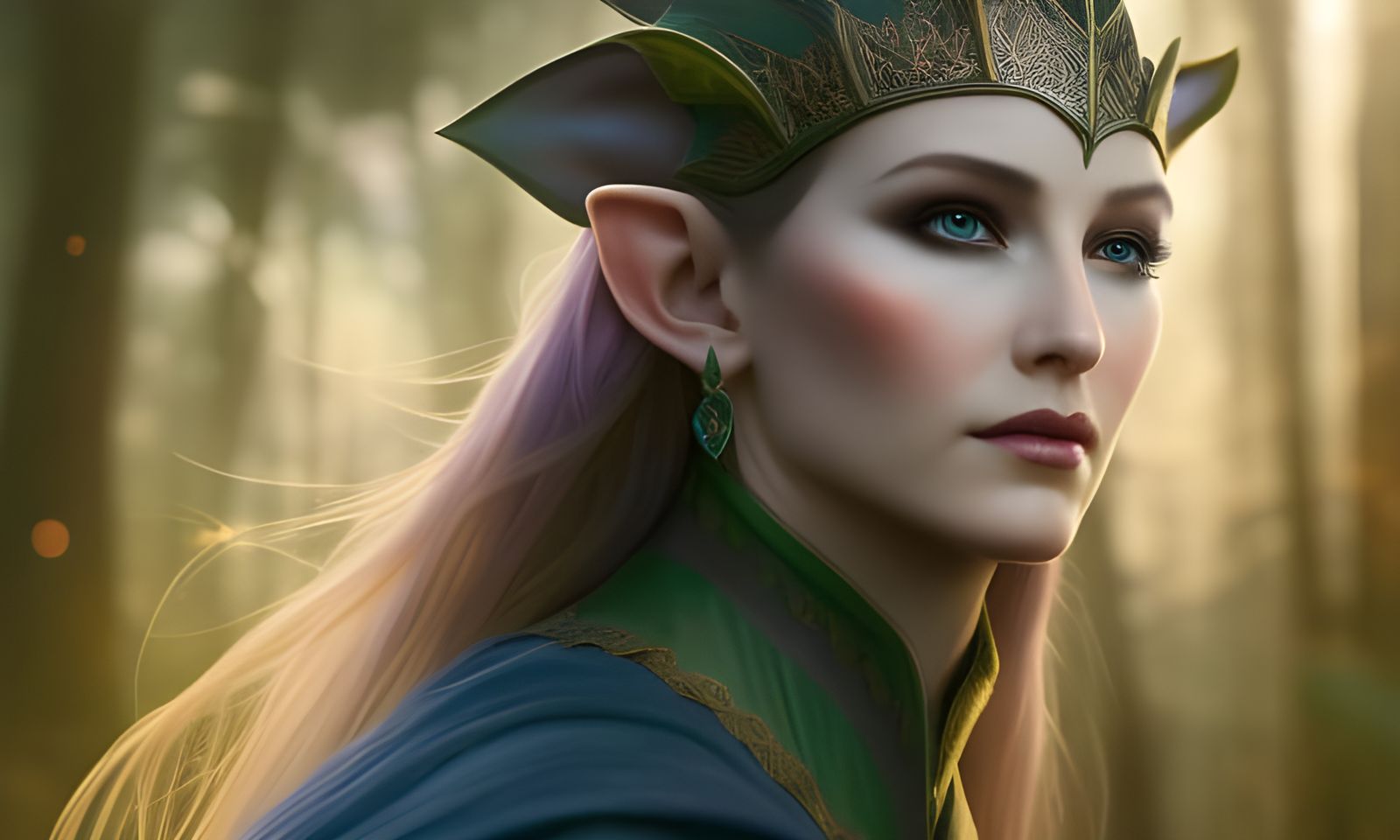 Elven Priestess - AI Generated Artwork - NightCafe Creator