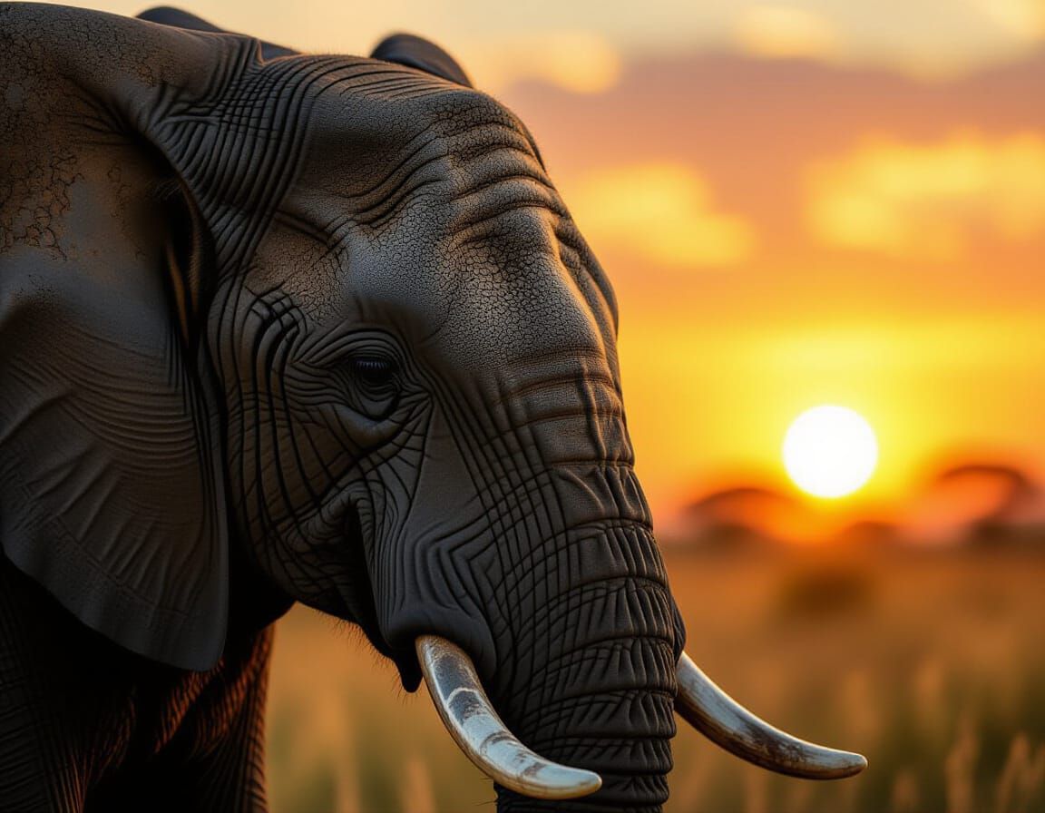 Profile in Warm Light