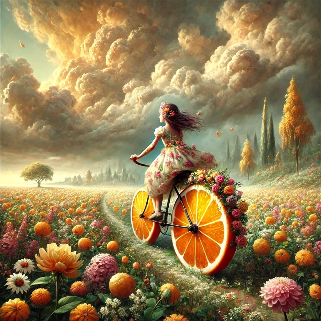 Orange Bicycle