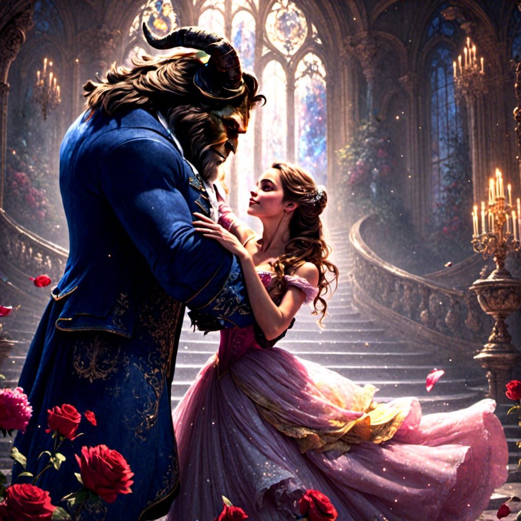 <lora:MeinaCafe:1.0> Beauty and the Beast