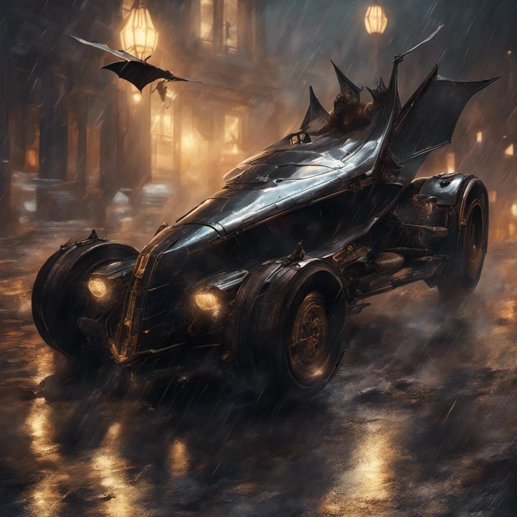 Bat mobile - AI Generated Artwork - NightCafe Creator