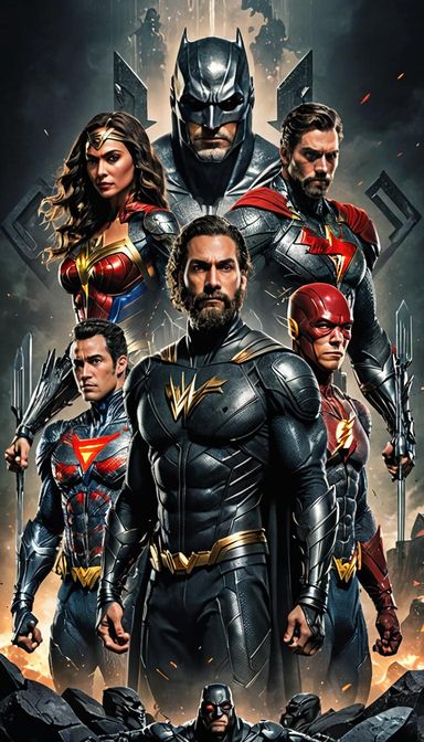 A movie poster for Zack Snyder's Justice League part 2 featuring ...