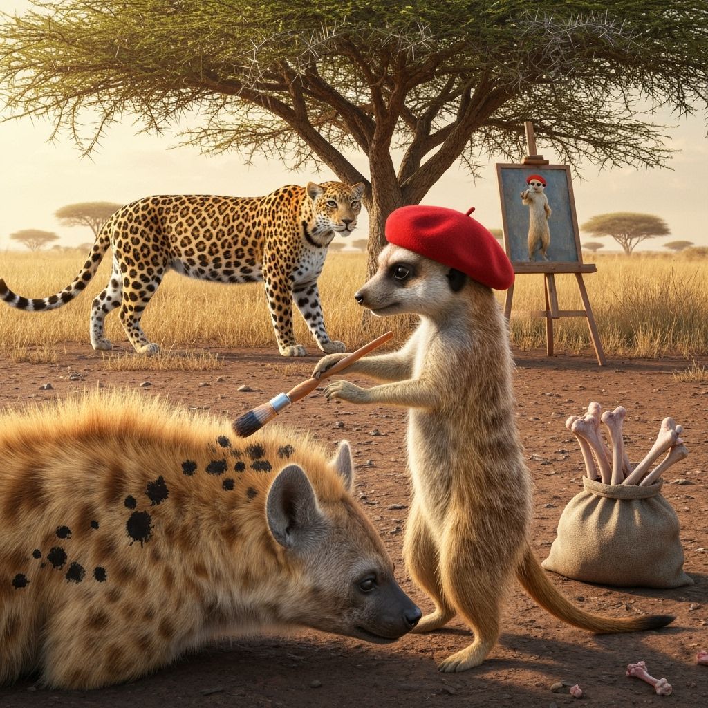 The Hyena's Coat: as explained by the VhaVenda people (link to the morality folktale in the description) ...  by @Charlie