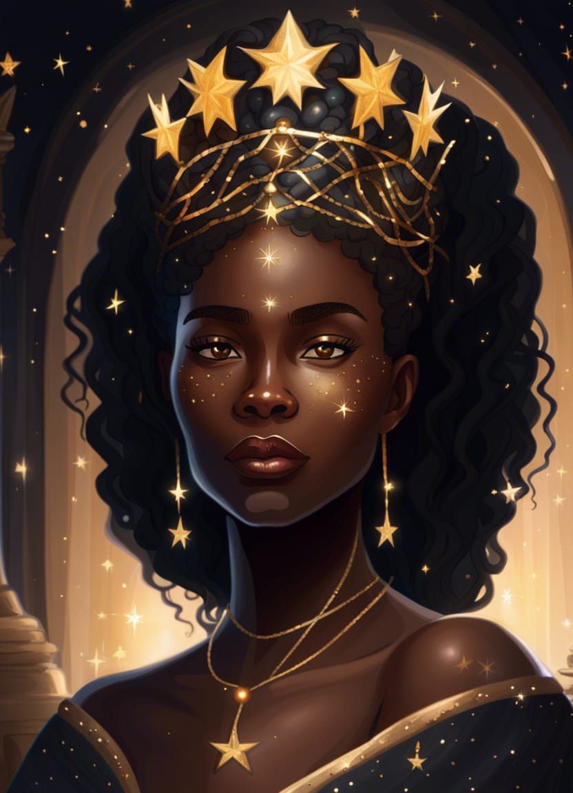 Queen of the Stars - AI Generated Artwork - NightCafe Creator