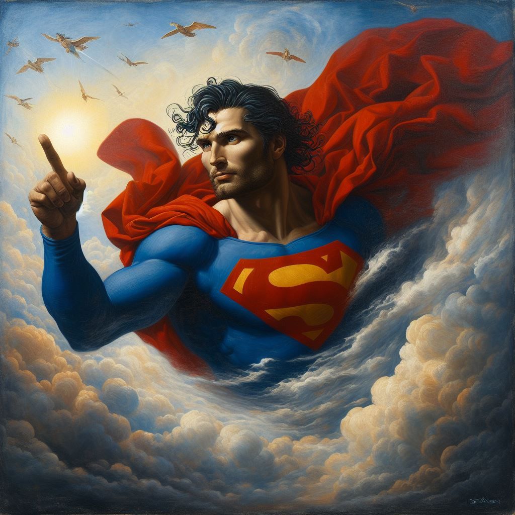 Superman by Da Vinci