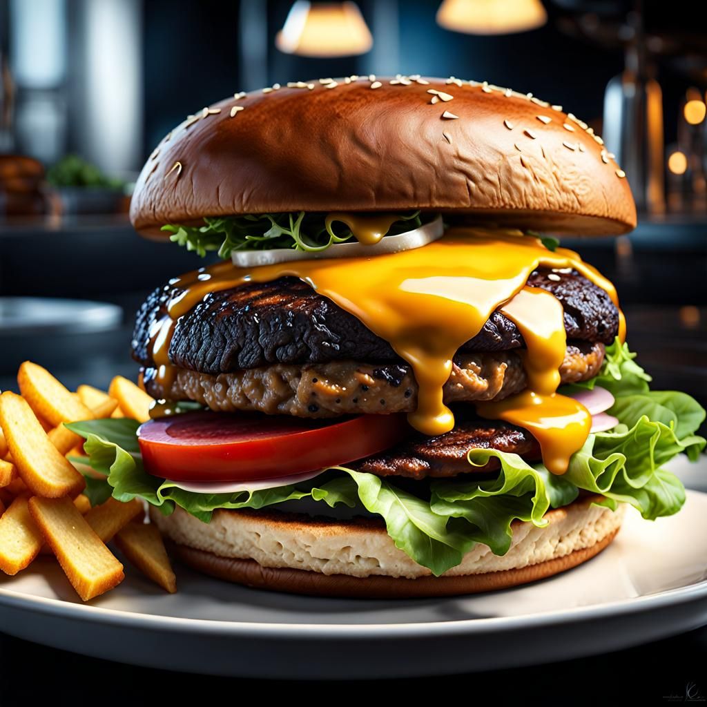 Portobello burger beyond meat  by @Kuiken