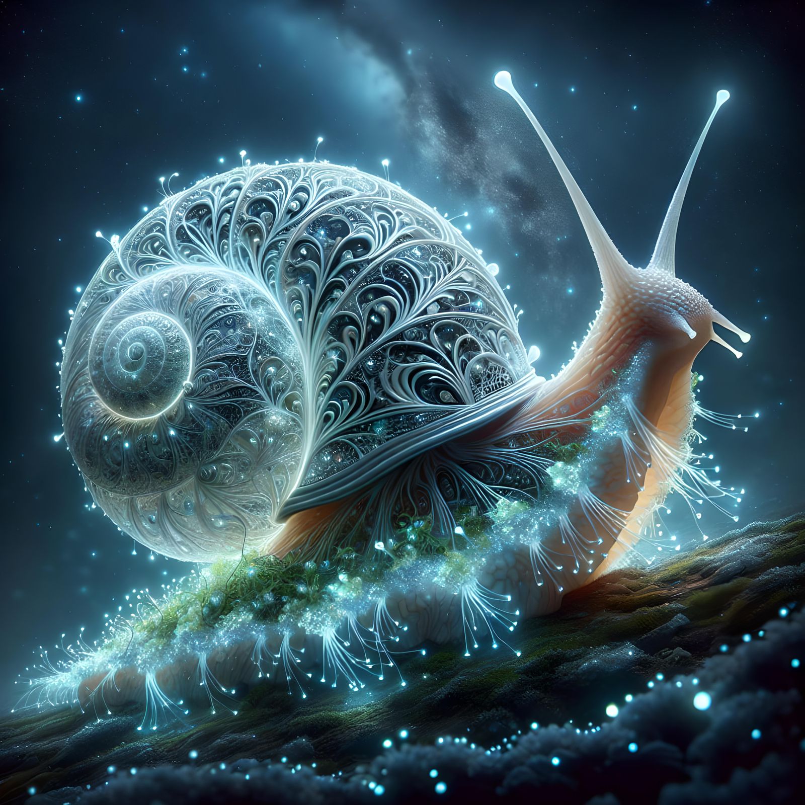 glass snail bioluminescent