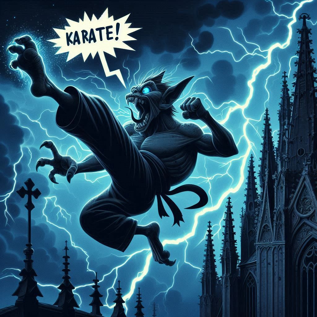 Karate Gargoyle!