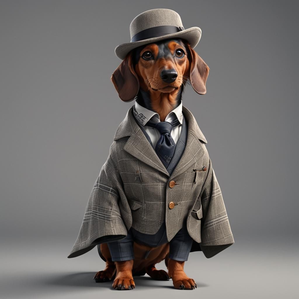 Dachshund looking good