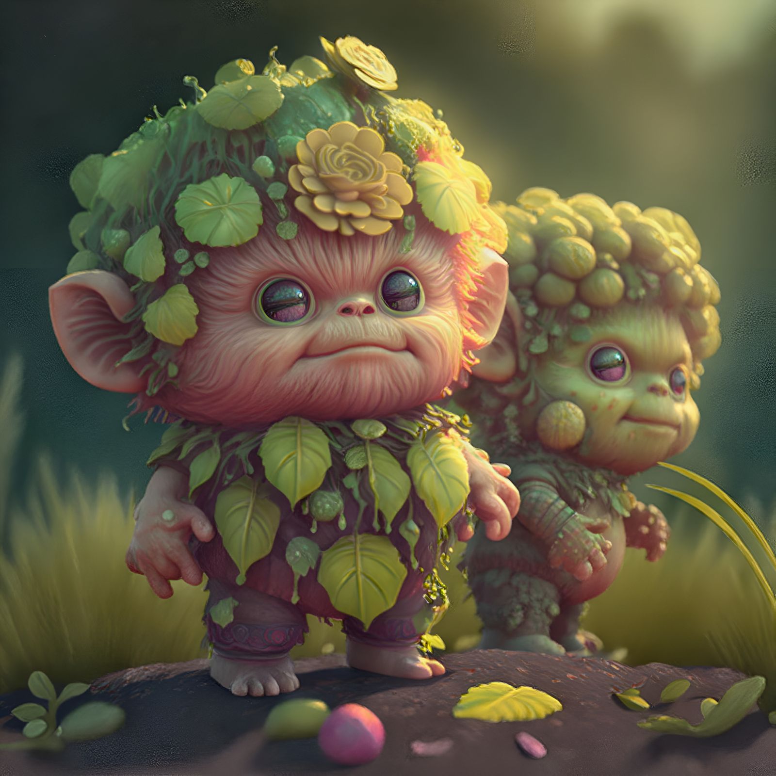 Midjourney: Flower Patch Kid Returns With a Friend