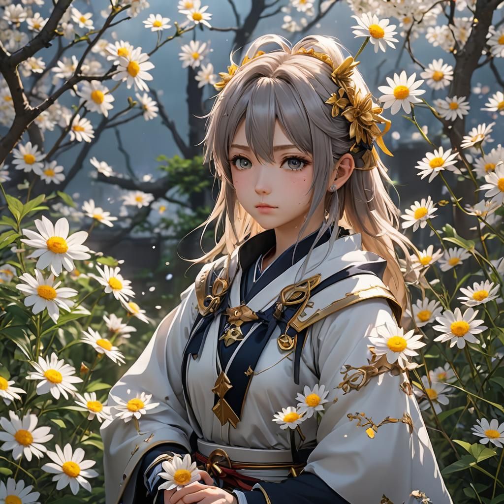 Detailed 3D Anime Art Inspired by WLOP