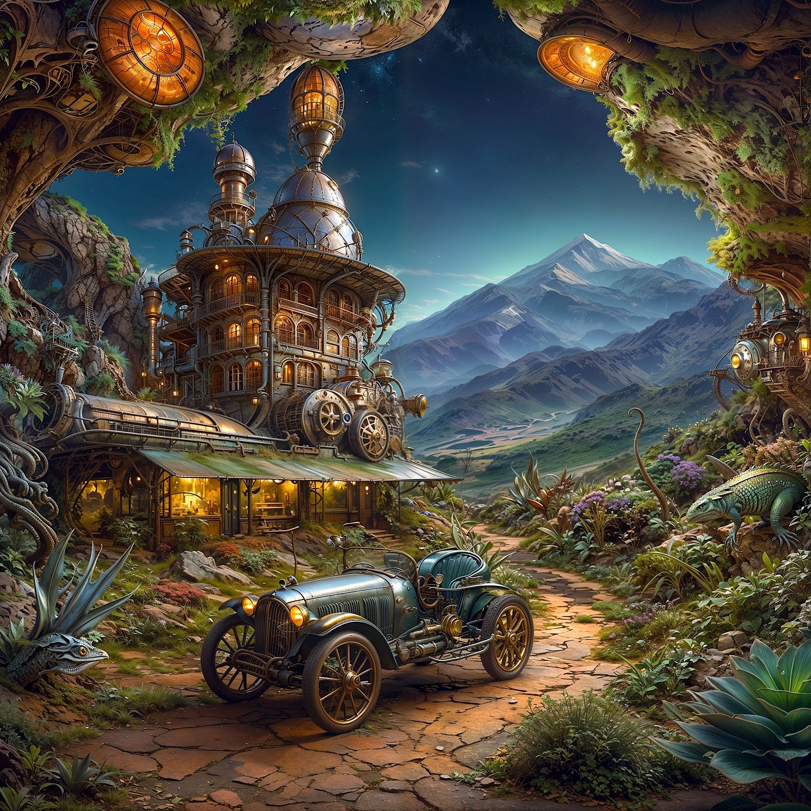 My Wonderful House and my Vintage Car - Oldies Goldies #74