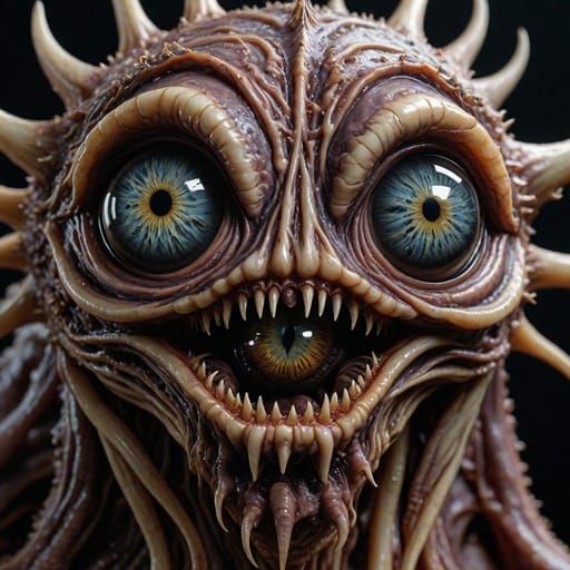 Absolutely terrifying monster good lord these are horrifying