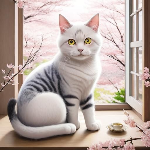 How to manga cat drawing