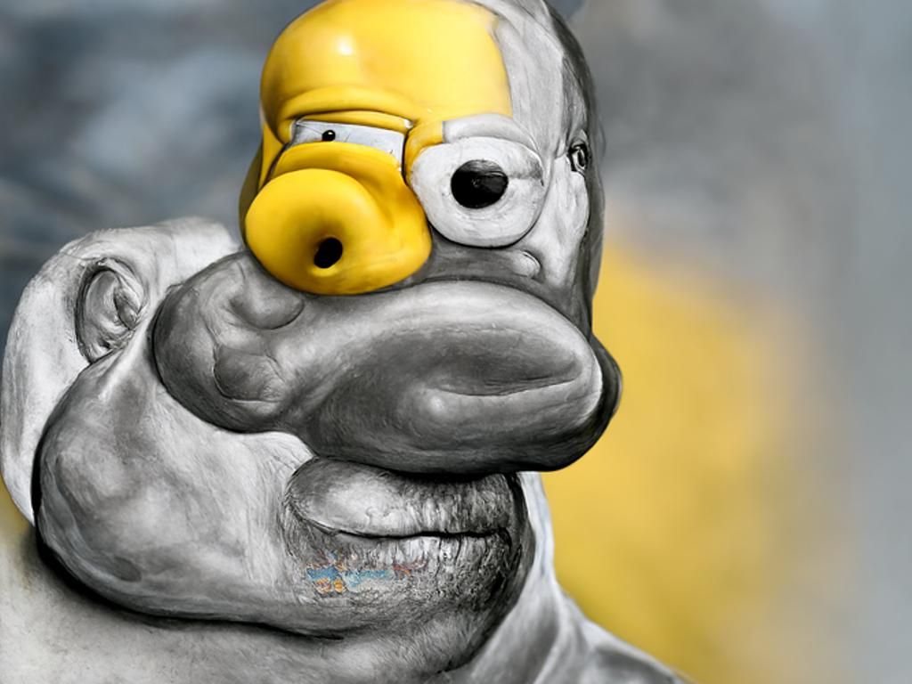 "Photorealistic" Homer Simpson