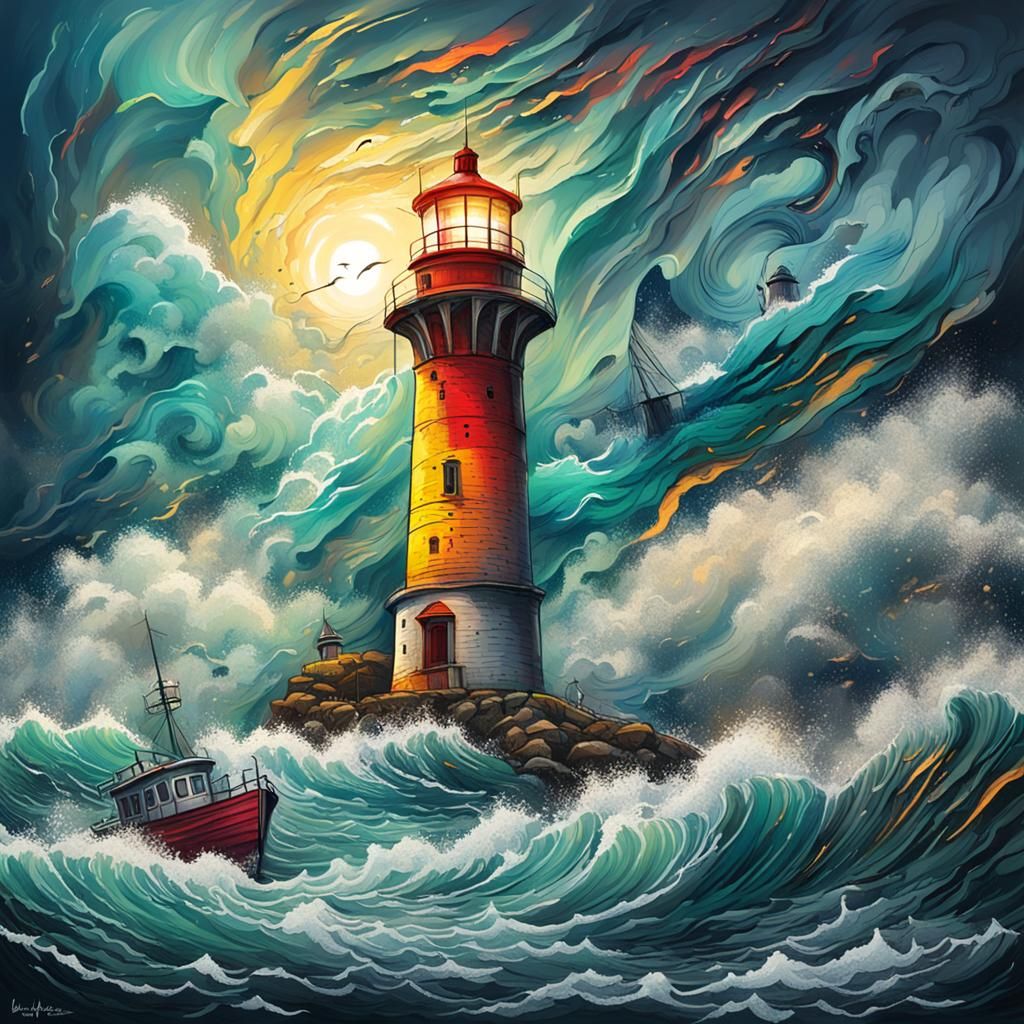 Lighthouse  by @RedJade