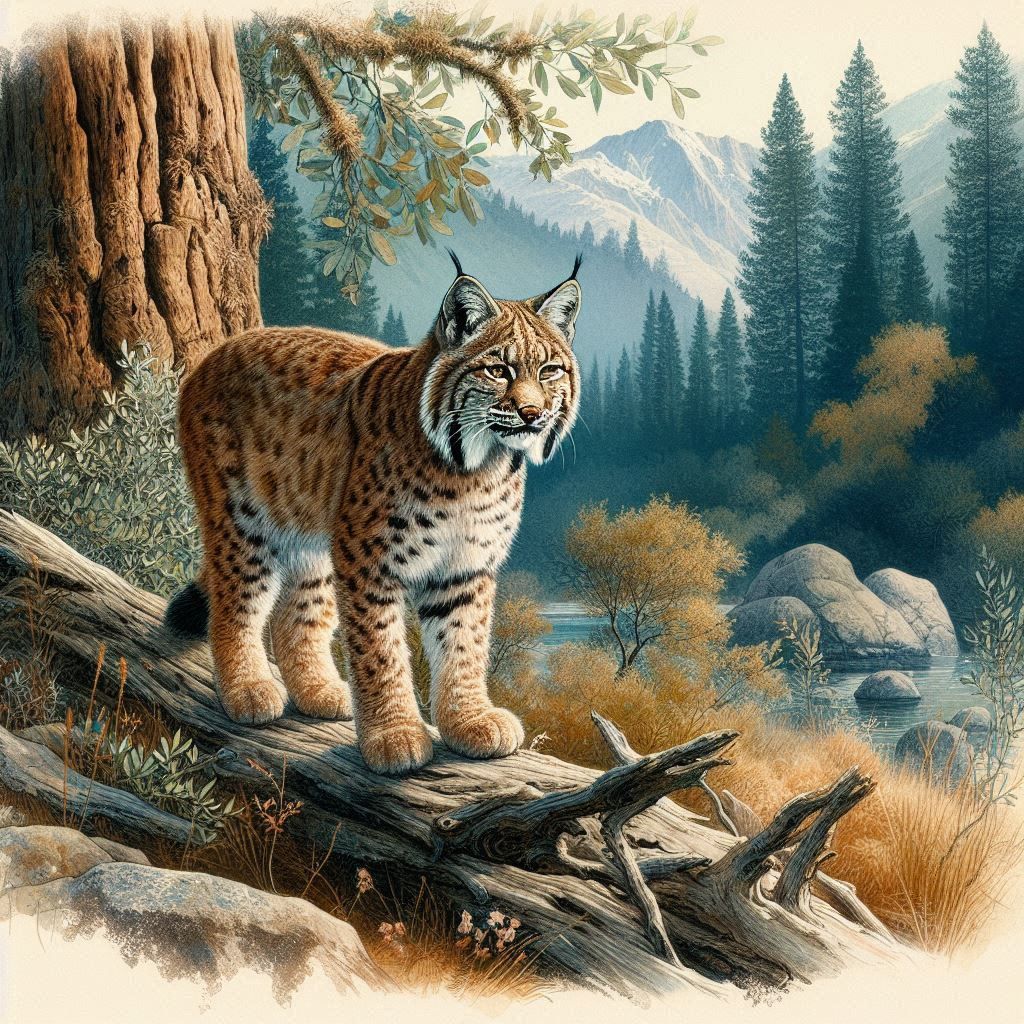 Bobcat - Foothills of Sequoia Nat. Park, California