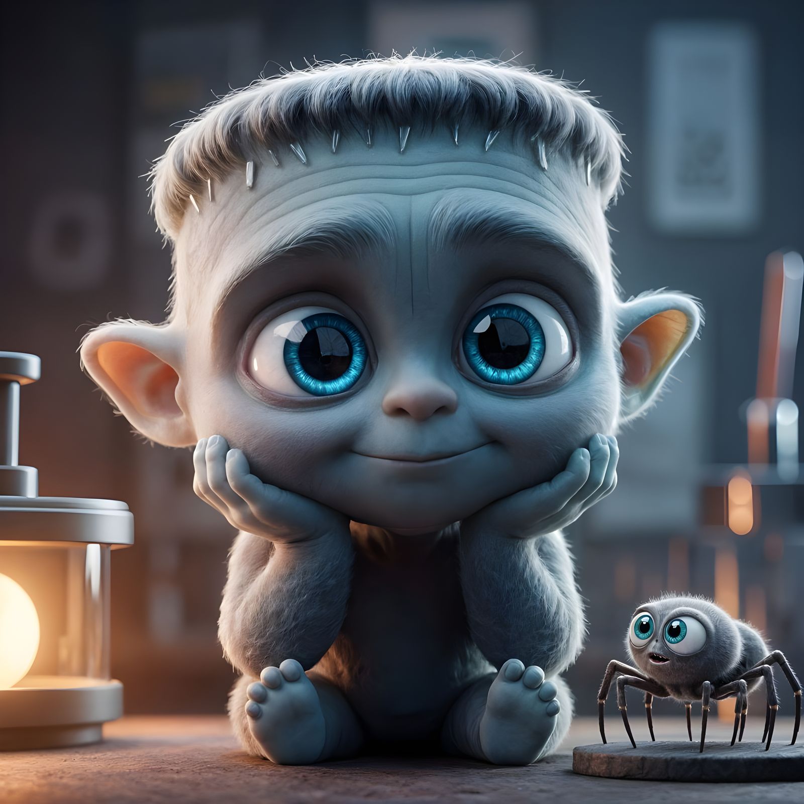 Baby Frankenstein   by @Lulu