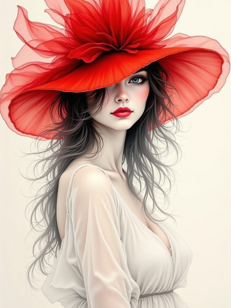 La belle inconnue  by @Biboo