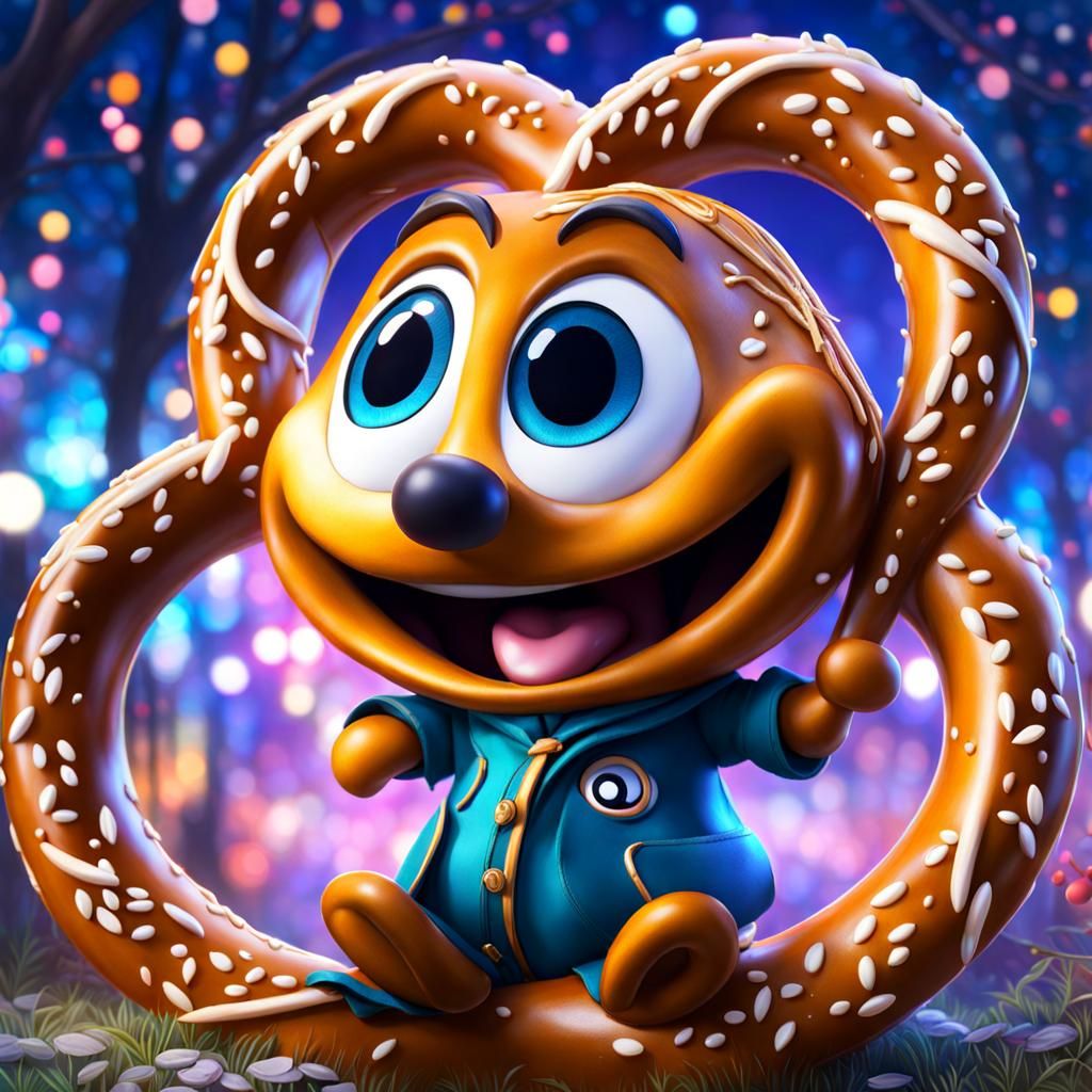 Pretzel Baby  by @MoogleMeg