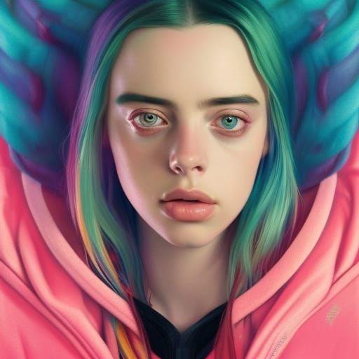 Billie eilish - AI Generated Artwork - NightCafe Creator