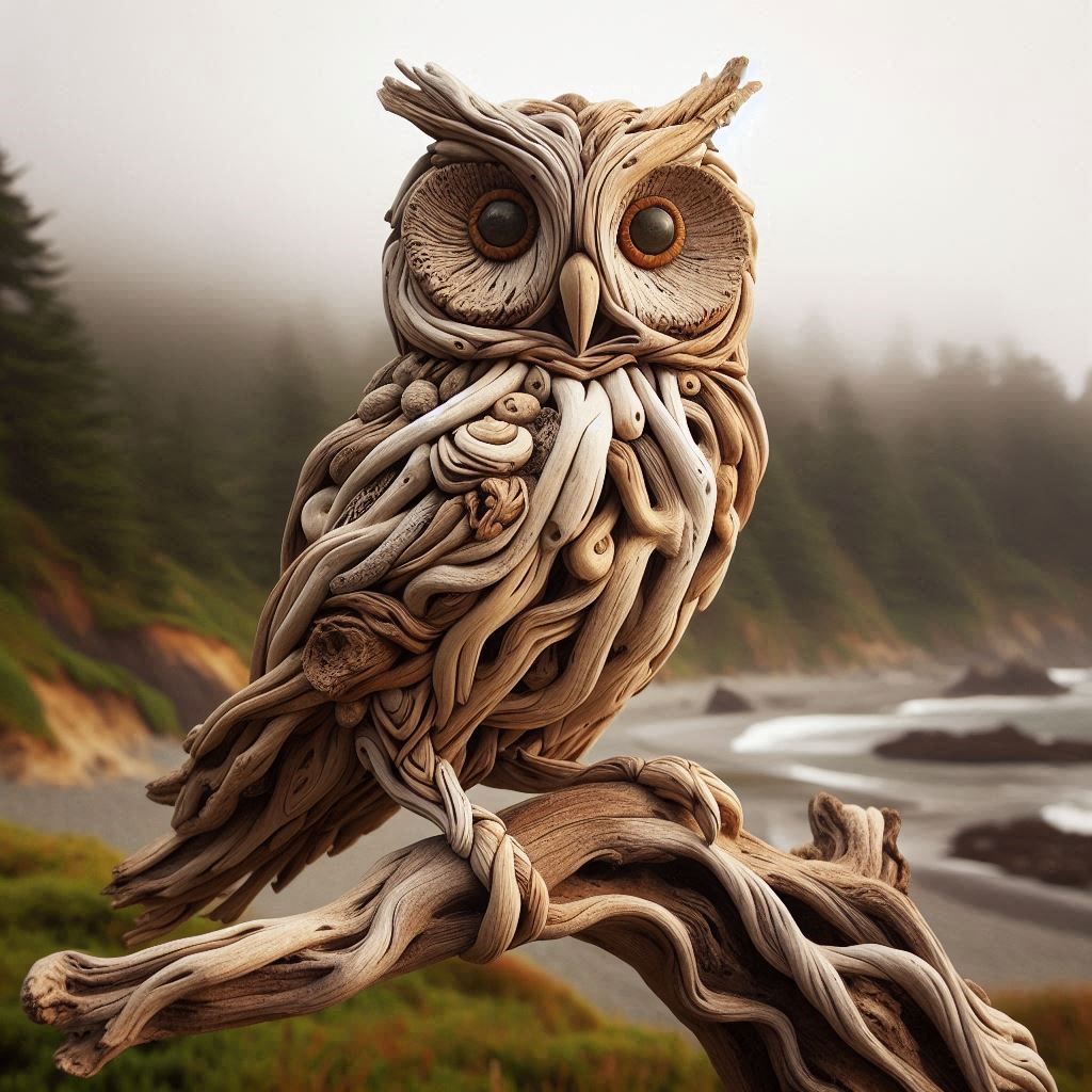 Driftwood Owl