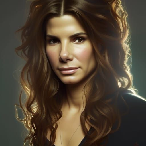 Sandra Bullock - AI Generated Artwork - NightCafe Creator