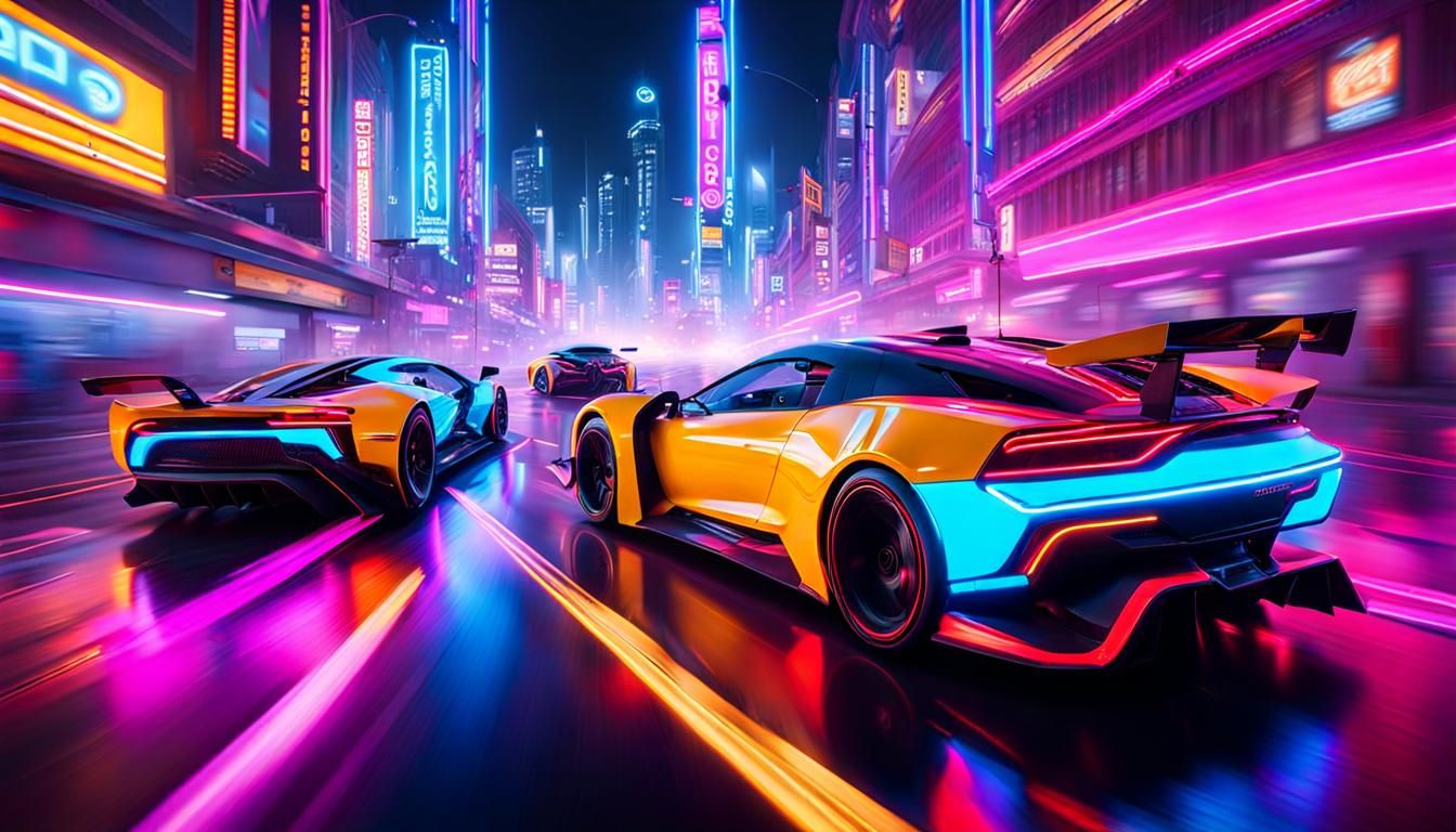 cyberpunk racing