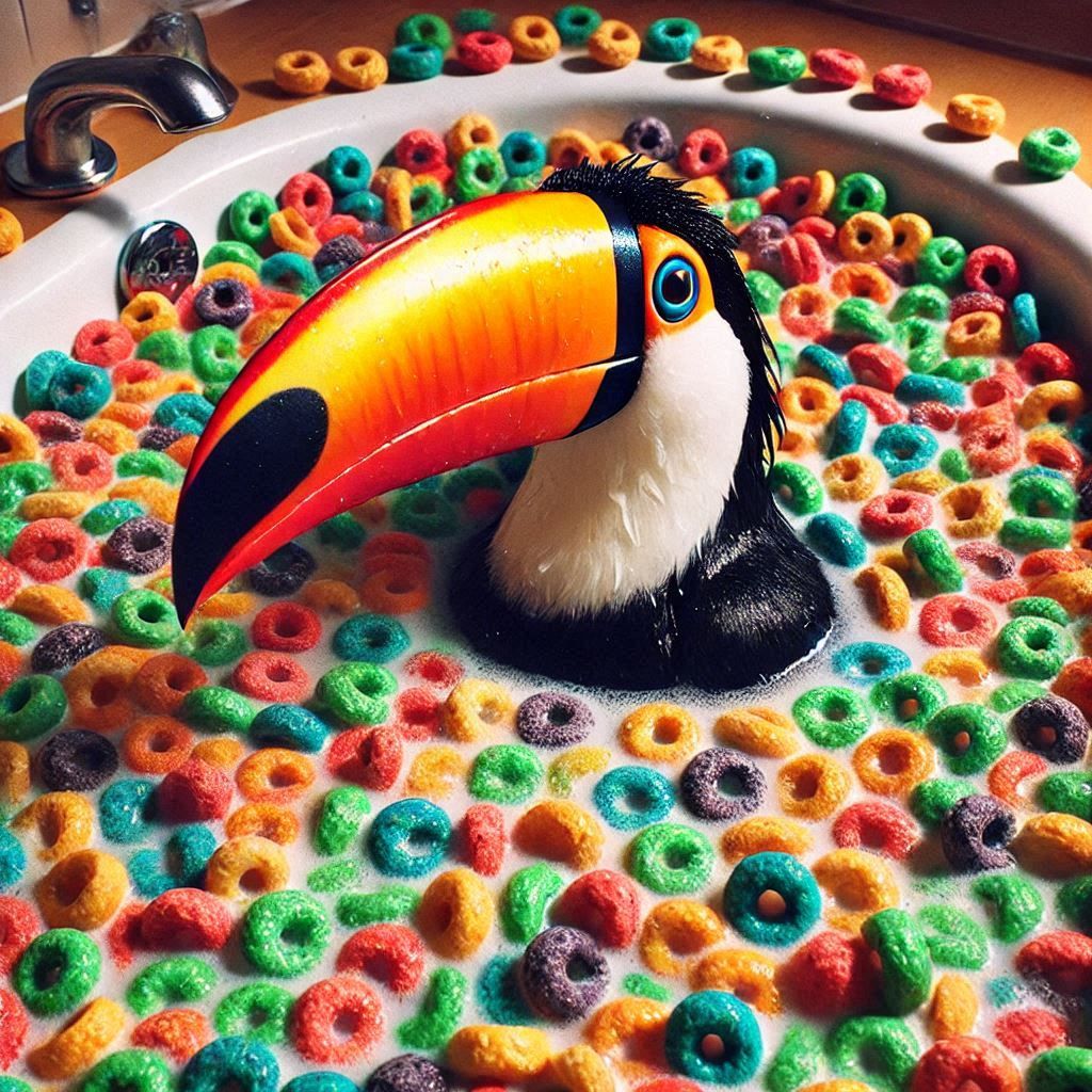 Toucan Sam Bath