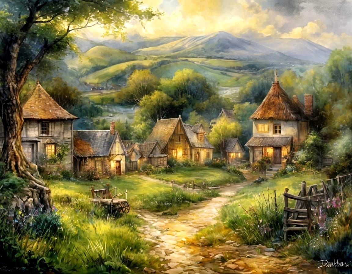 By The Mountain  by @Seraphine