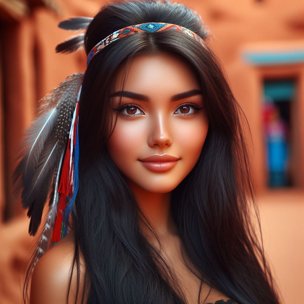 Native American Woman of the Hopi Nation