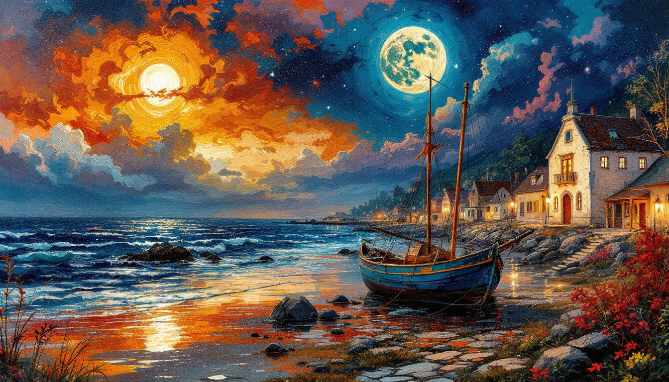 Moored Sailboat  by @Pylonkin