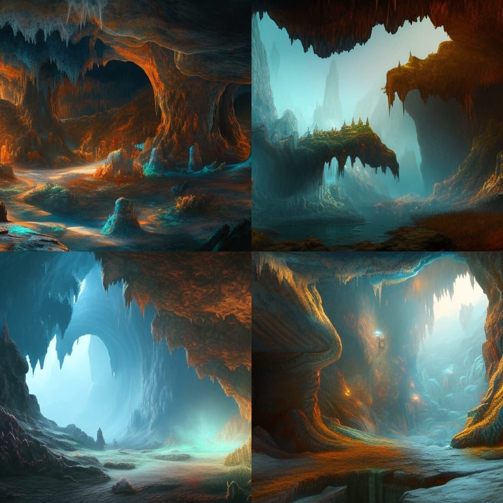 Hidden cave
