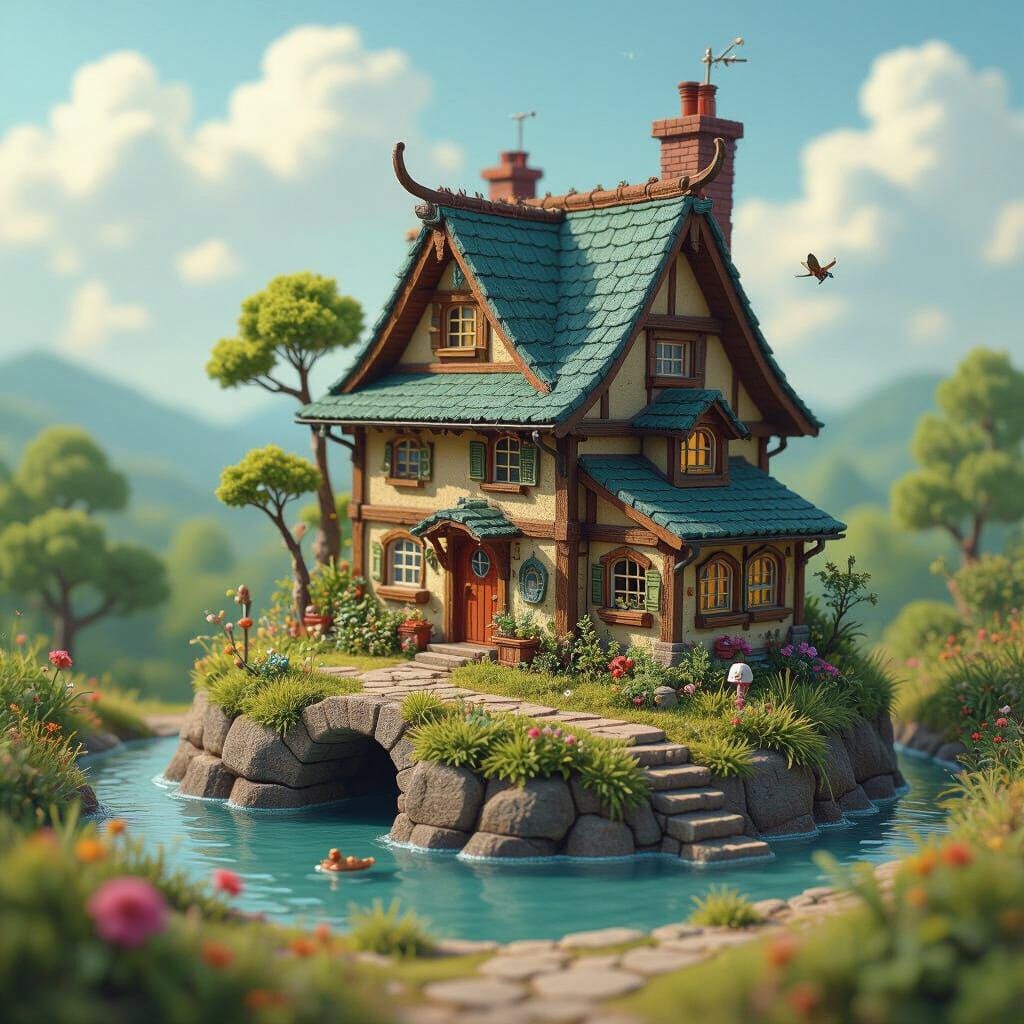 Enchanting Miniature World Inspired by Studio Ghibli