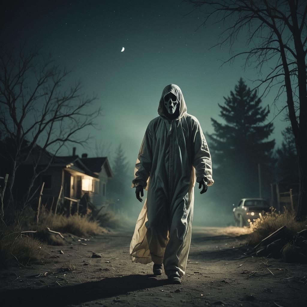 ghost appearance at night