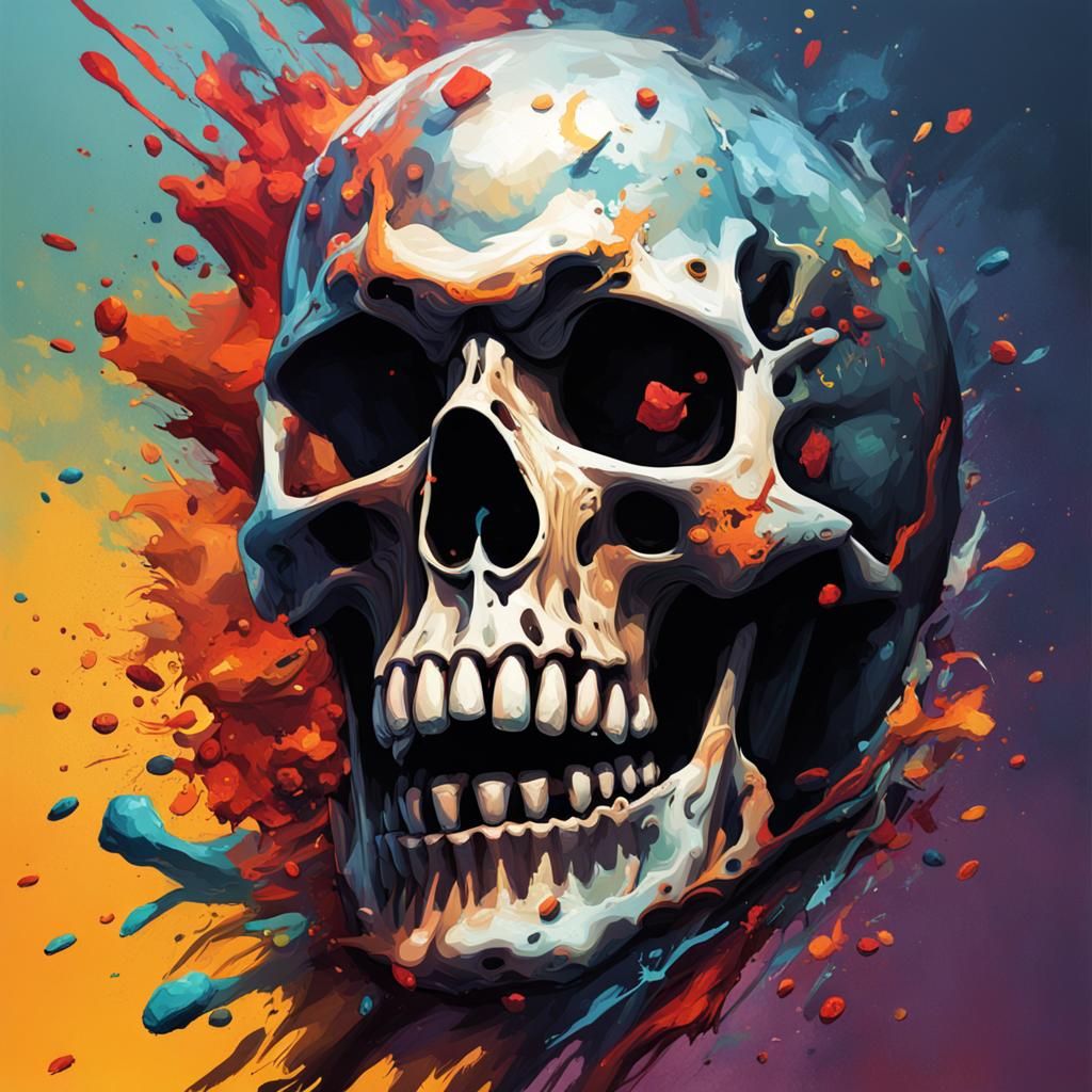 Colourful death