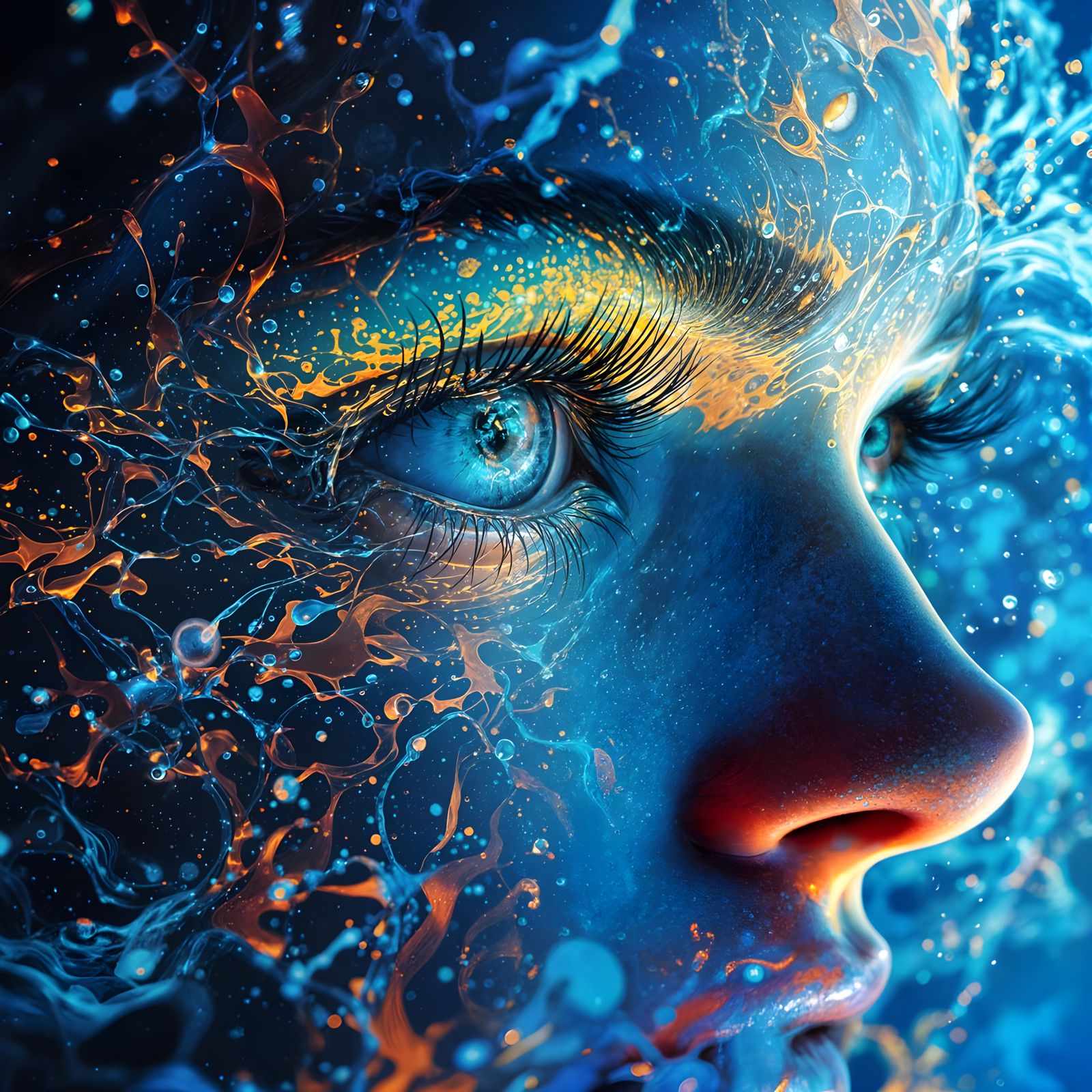 Ocean eyes   by @Biene