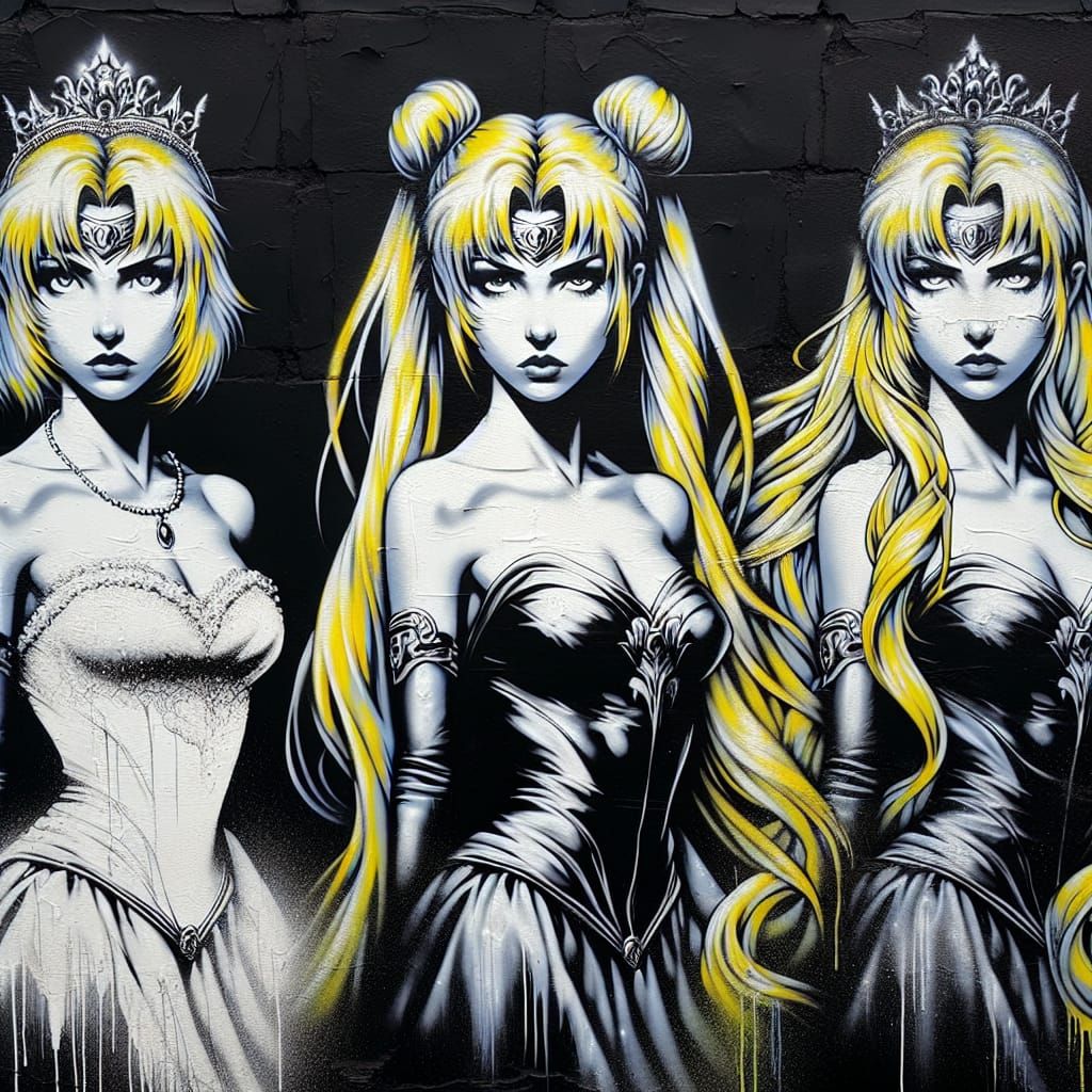 (triumvirate) Princess Serenity, Sailor Moon, Neo-Queen Sere...