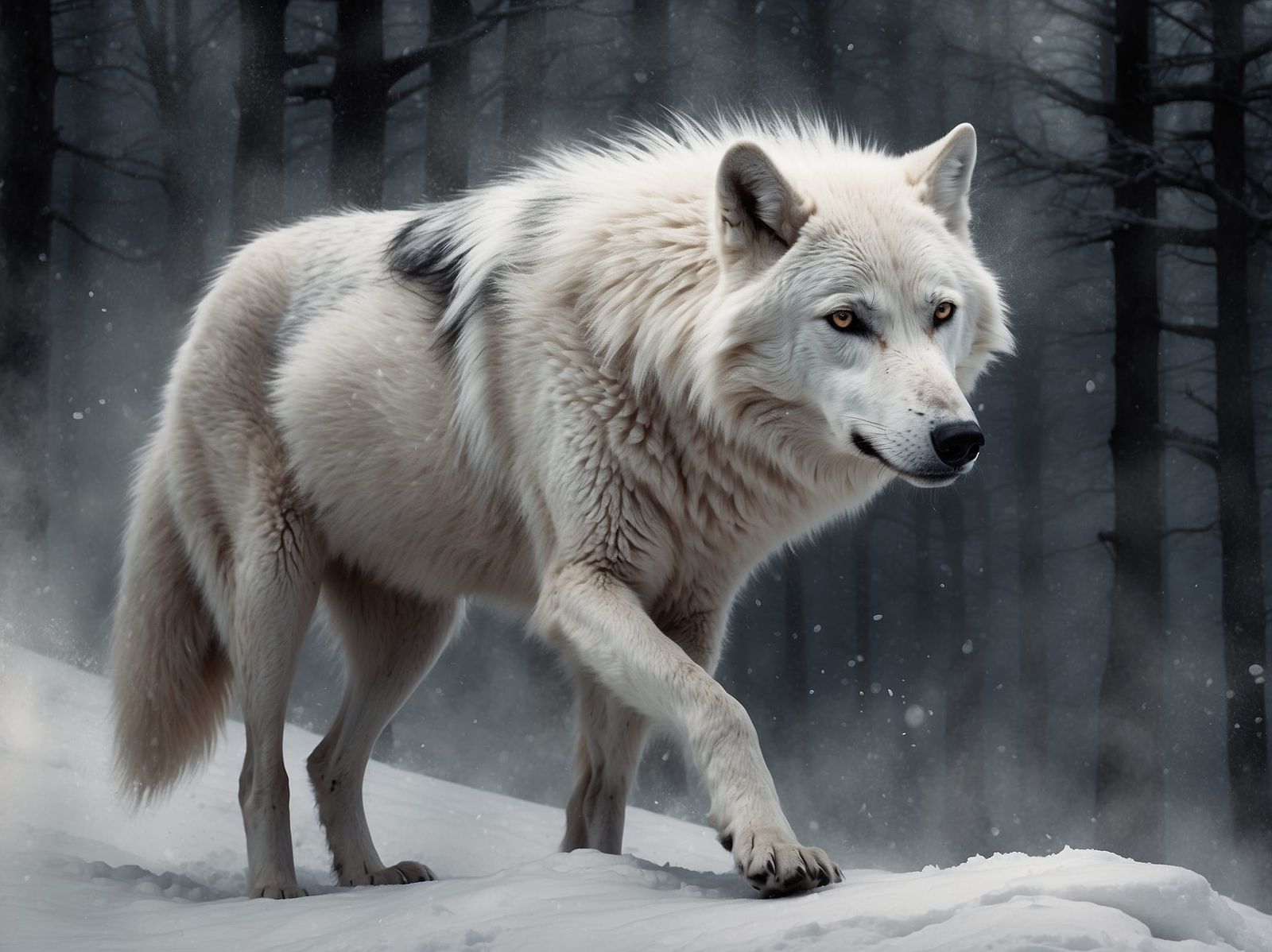 White wolf
