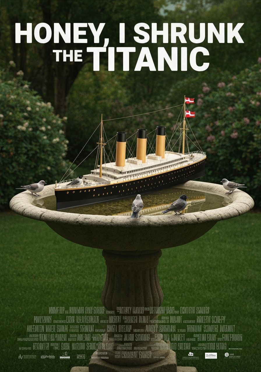 Honey, I Shrunk the Titanic  by @Zepp