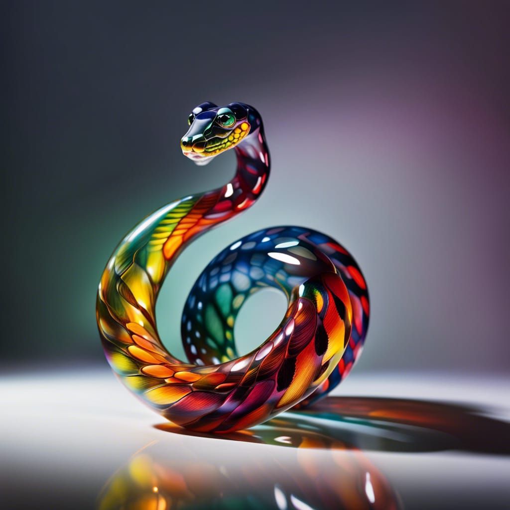 Snake Figurine  by @Trattstein